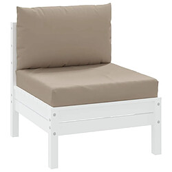 Avis VIDAXL Coussins de Palette Taupe