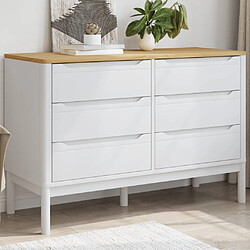 VidaXL Commode FLORO - Bois de pin massif