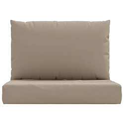 Acheter VIDAXL Coussins de Palette Taupe
