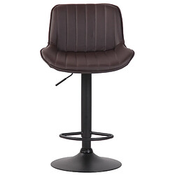Avis Decoshop26 lot de 2 tabourets de bar - Marron