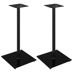 Supports pour haut-parleurs vidaXL - Noir