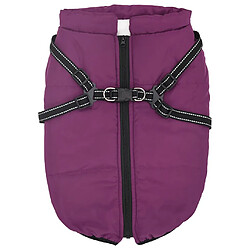 VidaXL Manteau Chien Violet 3XL