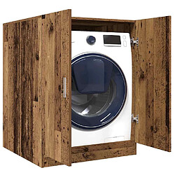 Acheter vidaXL Meuble pour machine à laver vieux bois 70,5x71,5x91,5 cm