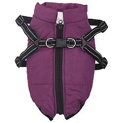 VidaXL Manteau Chien Violet S