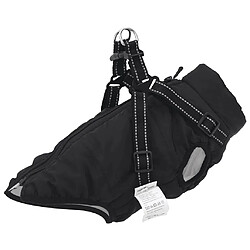 VidaXL Manteau Chien Noir M
