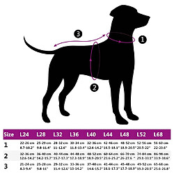 vidaXL Manteau pour chiens avec harnais réfléchissant - 5XL rouge pas cher