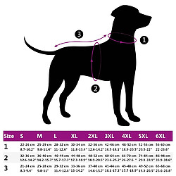 vidaXL Manteau pour chiens avec harnais réfléchissant - XL bleu marine pas cher