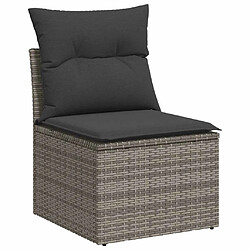 Avis vidaXL Salon de jardin 5 pcs - Gris