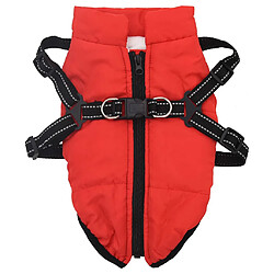 VidaXL Manteau Imperméable pour Chien - Taille 2XL - Rouge