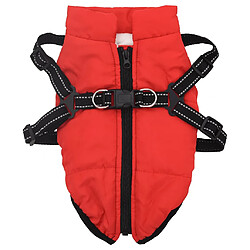 vidaXL Manteau Imperméable - S Rouge