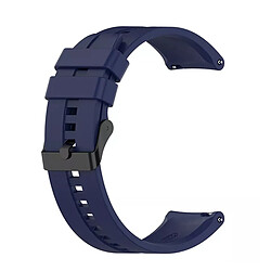 Avis Phonecare Kit Bracelet Silicone Lisse Boucle + SportyStyle - Samsung Galaxy Watch6 Bluetooth 40mm Bleu Foncé / Gris Blanc