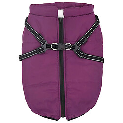 VidaXL Manteau Chien Violet 4XL