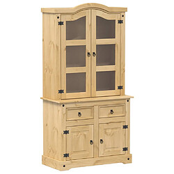 VidaXL Vitrine - Corona 100x48,5x179 cm Bois massif de pin