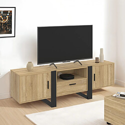 Idmarket Meuble TV PHOENIX 3p 160 cm