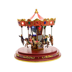 Lumineo Carrousel de Noël Multicouleur 24x25 cm