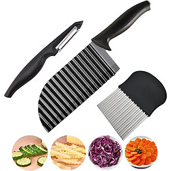 Vendos85 Coupe-légumes ondulé inox