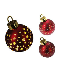 Boule Noël Lifetime Rouge - Ø 15 cm LED