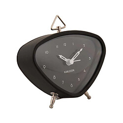 Réveil Triangulaire Métal Noir - Karlsson