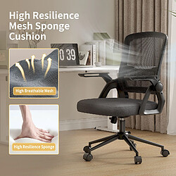 Rattantree Chaise de bureau ergonomique - Noir