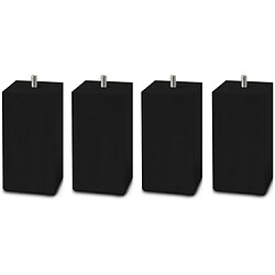 André Renault - Pieds CUBE noir 10 cm