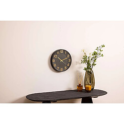 Atmosphera Horloge Chiffres 3D - Noir - 30 cm