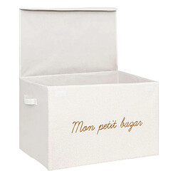 Avis Atmosphera Coffre rangement en bouclette - Blanc