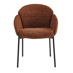 Moloo CANDICE-Chaise en tissu Luxury Terracotta (x2) pas cher