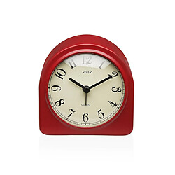 VERSA Horloge de Table Luxa - Rouge Plastique