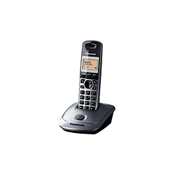 Panasonic téléphone fixe sans fil - Gris/orange