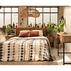 Atmosphera Bambou artificiel avec pot matériau naturel - H. 46 cm