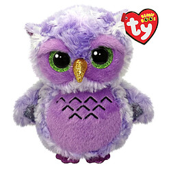 Ty peluche chouette Beanie Boos Owlivia - Violet