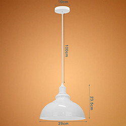 Stoex suspension vintage métal - Blanc pas cher