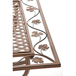 Acheter Decoshop26 Table de jardin ronde - Marron