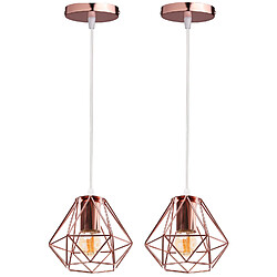 stoex Plafonnier Rétro - Or Rose