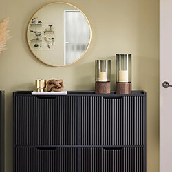 SoBuy FSR177-L-SCH Meuble à Chaussures Noir