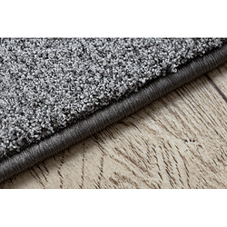 RUGSX Velvet Micro Gris - 100x400 cm pas cher