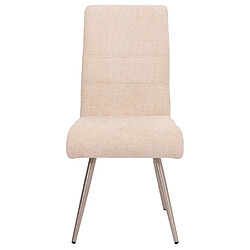 Avis MENDLER HWC-G55 Chaises 6 pcs - Crème