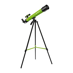 Lunette astronomique 45/600 AZ - BRESSER JUNIOR - Grossissement jusqu'a 100x - Trépied réglable en hauteur - vert