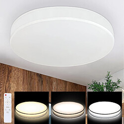 Nettlife Plafonnier LED 38 cm Dimmable - Blanc