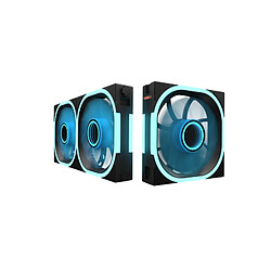 M.RED SparkX PACK 3 VENTILATEUR 120MM + CONTROLEUR ARGB