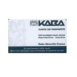 Avis Kaba cylindre européen ExperT à bouton
