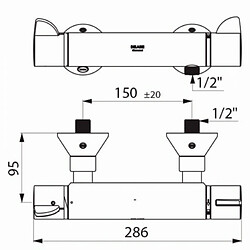 DELABIE Mitigeur Thermostatique - Securitherm