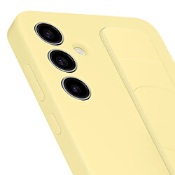 Acheter Samsung Coque Poignée pour Samsung Galaxy S24 FE Fonction Support Original Jaune