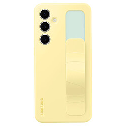 Samsung Coque Poignée pour Samsung Galaxy S24 FE Fonction Support Original Jaune 