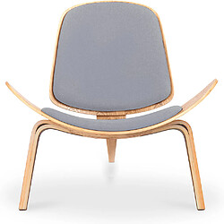 ICONIK INTERIOR iconik_interior Fauteuil scandinave Lucy Ivoire