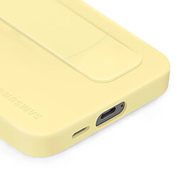 Samsung Coque Poignée pour Samsung Galaxy S24 FE Fonction Support Original Jaune pas cher