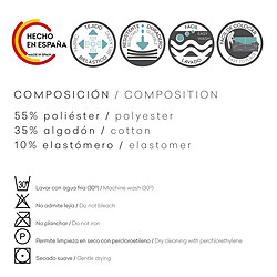 Eysa Housse de canapé ROC Beige 100x15x120 cm