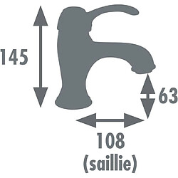 cstore Mitigeur Lavabo GLENAN - Chromé