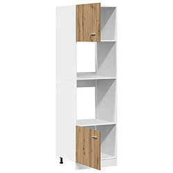 Acheter VidaXL Armoire à Micro-ondes - Chêne Artisanal