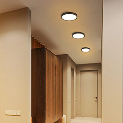 Avis NETTLIFE Plafonnier LED Rond - 15W Noir